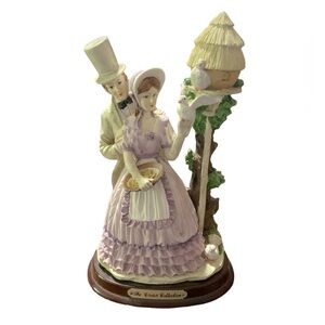 The Mirella Collection Bride Groom and Birdhouse on a post